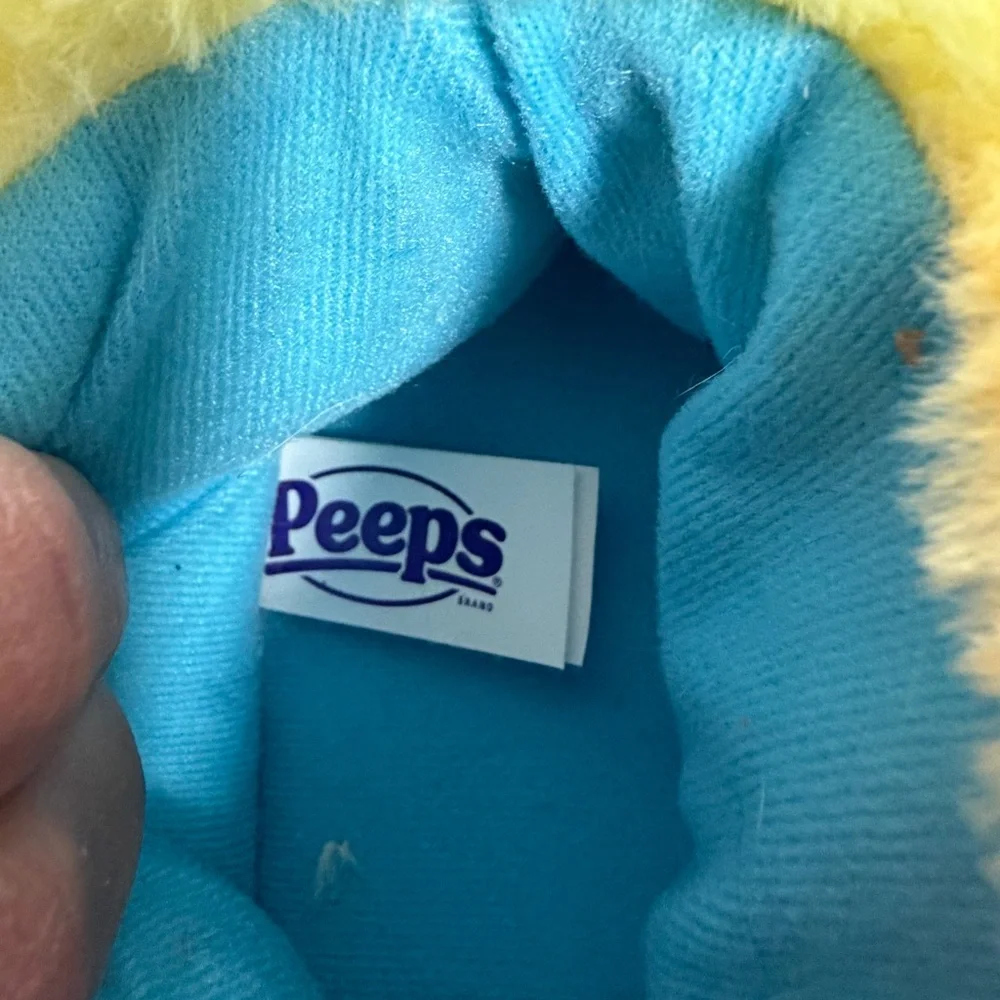 Peeps Bunny Rainbow Easter Slippers - Brand New - Little Girl 1